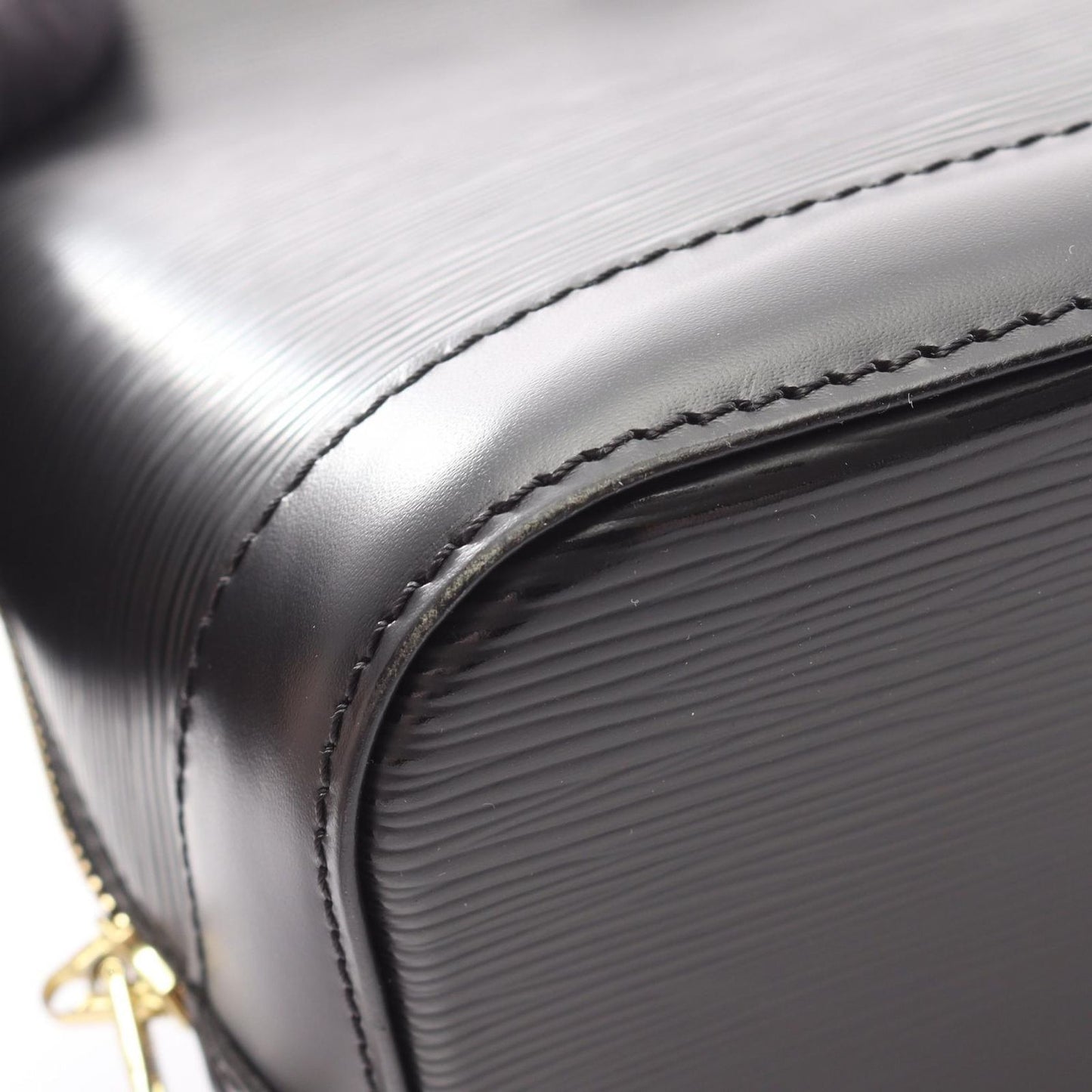 Louis Vuitton Handbag Alma Epi Noir M52142 Noir Leather Alma Women's a