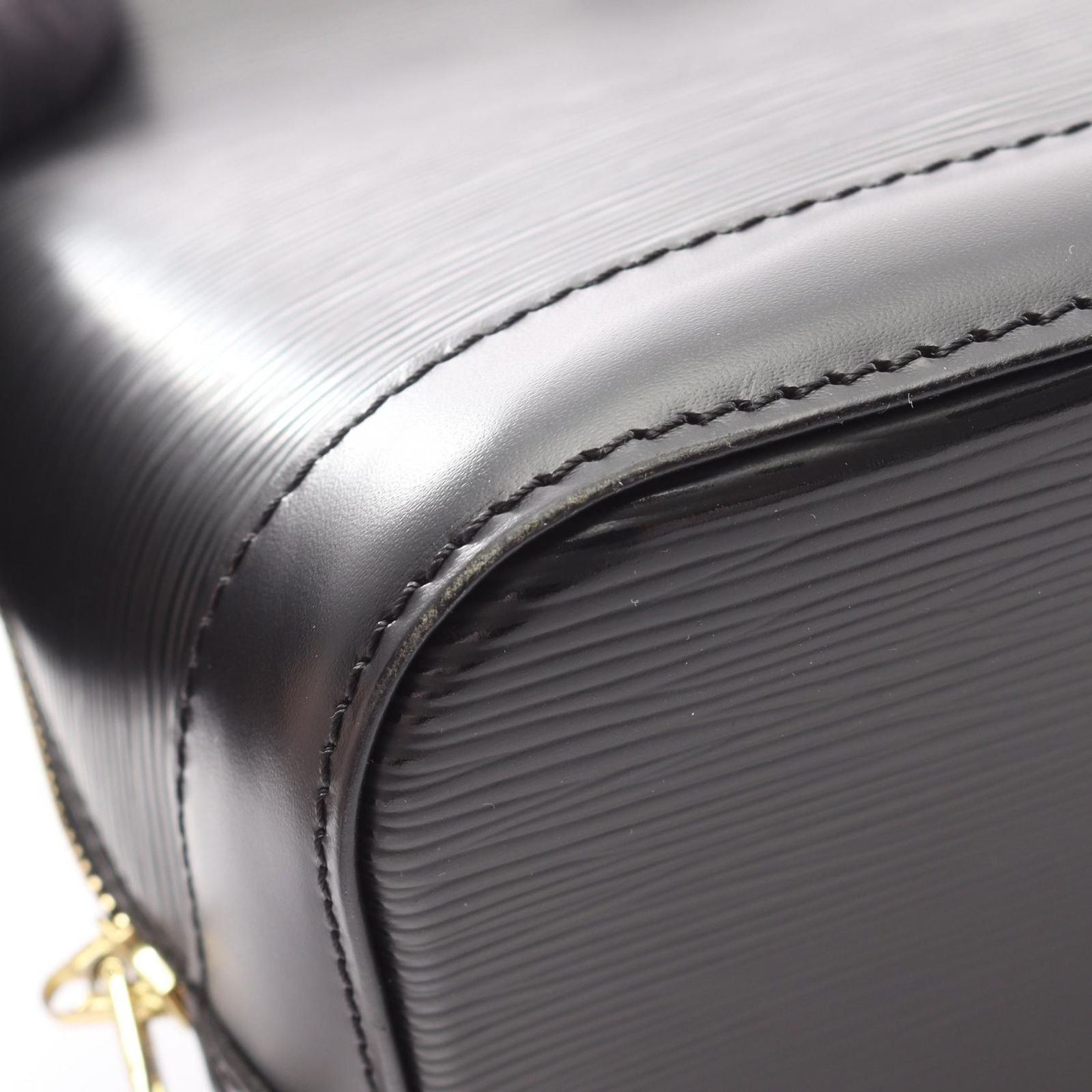 Louis Vuitton Handbag Alma Epi Noir M52142 Noir Leather Alma Women's a