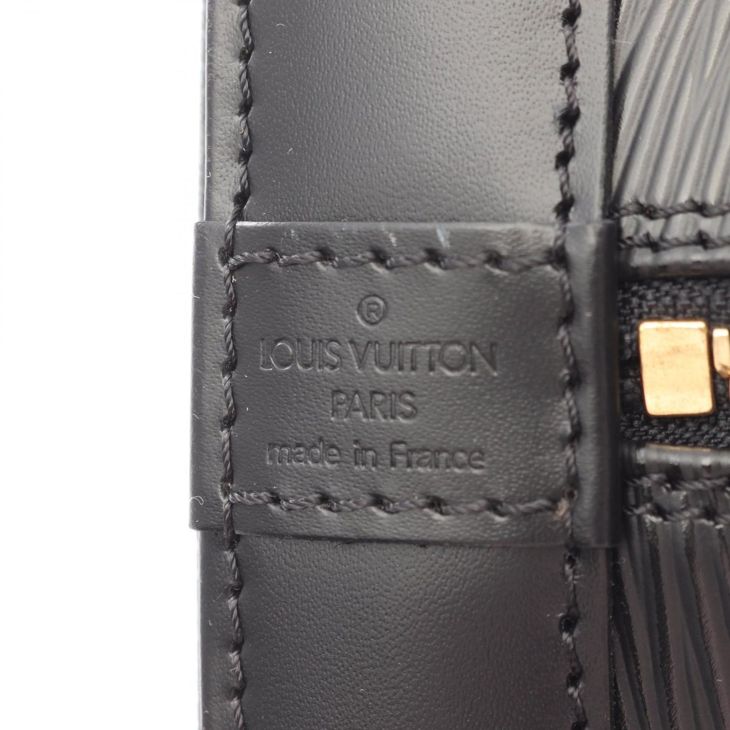 Louis Vuitton Handbag Alma Epi Noir M52142 Noir Leather Alma Women's a
