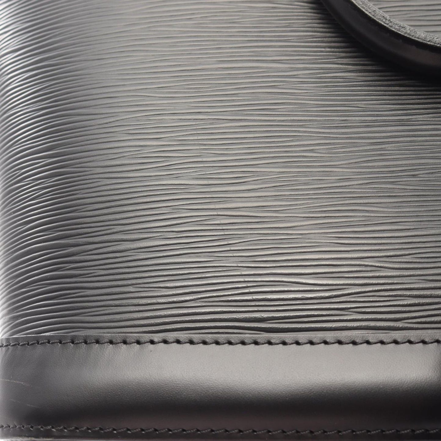 Louis Vuitton Handbag Alma Epi Noir M52142 Noir Leather Alma Women's a