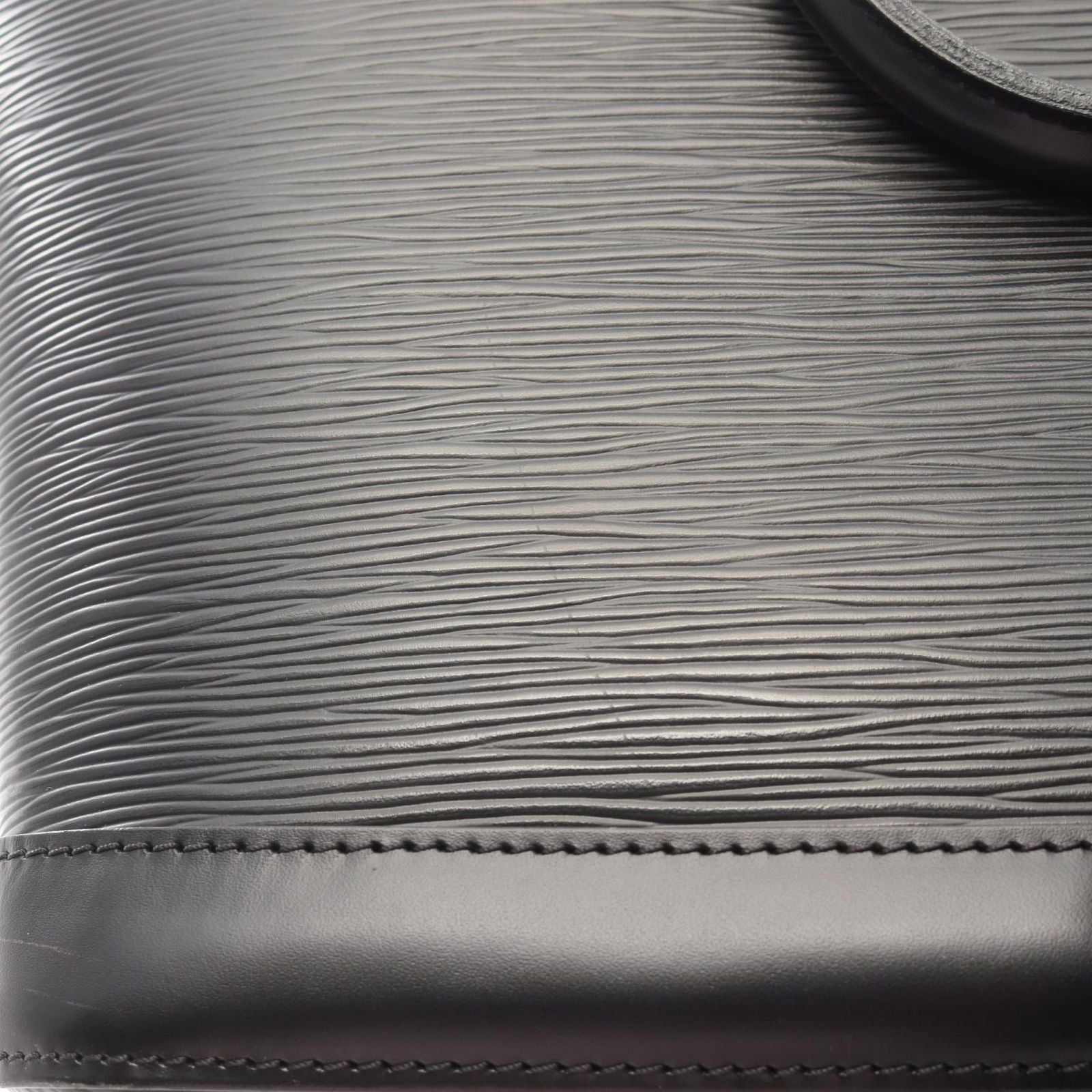 Louis Vuitton Handbag Alma Epi Noir M52142 Noir Leather Alma Women's a