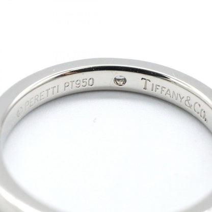 Tiffany＆co Ring Stacking Band 1pd Ring #9 Pt950 Platinum Diamond