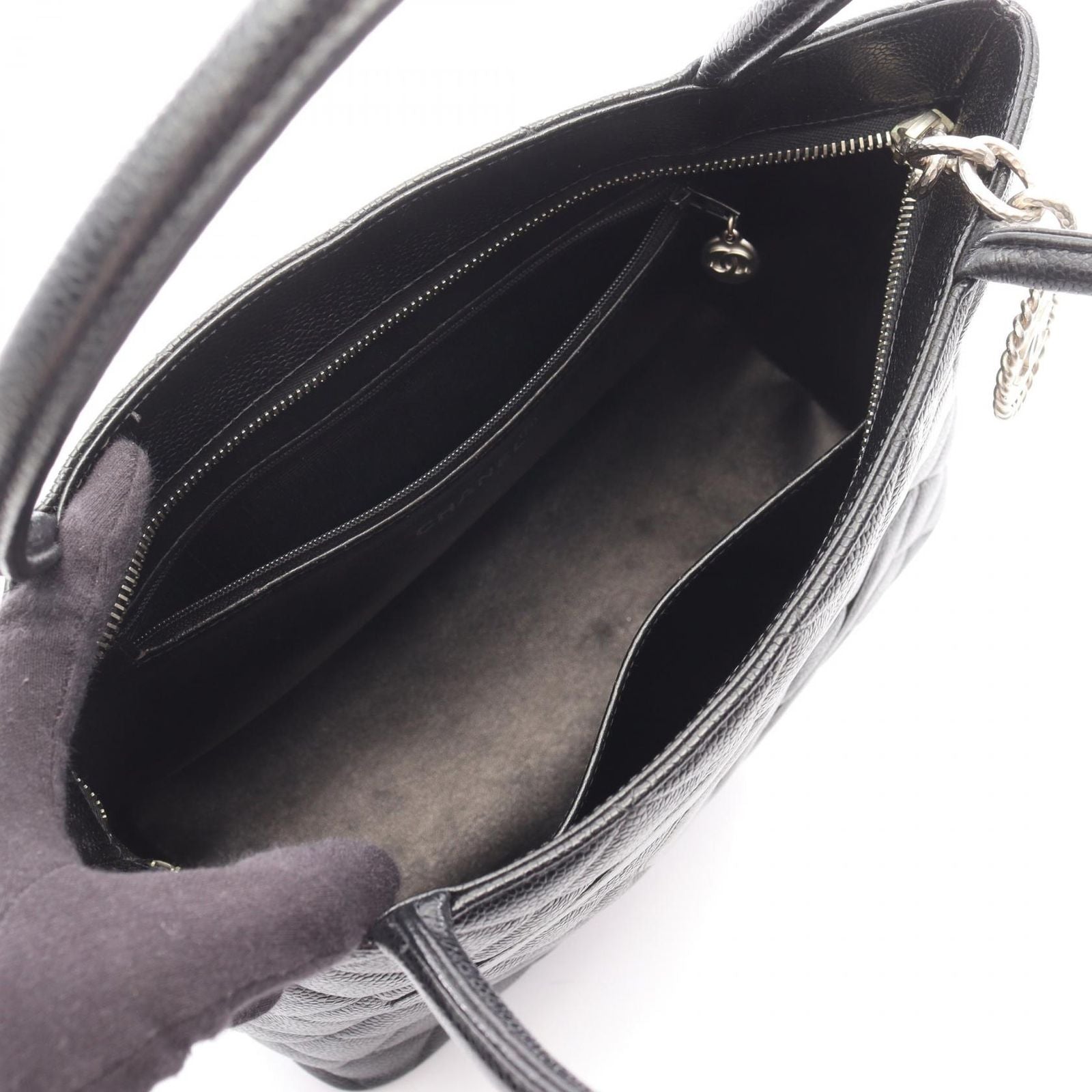 Chanel Tote Bag Reproduction Tote Black Leather Reproduction Tote Ladies B