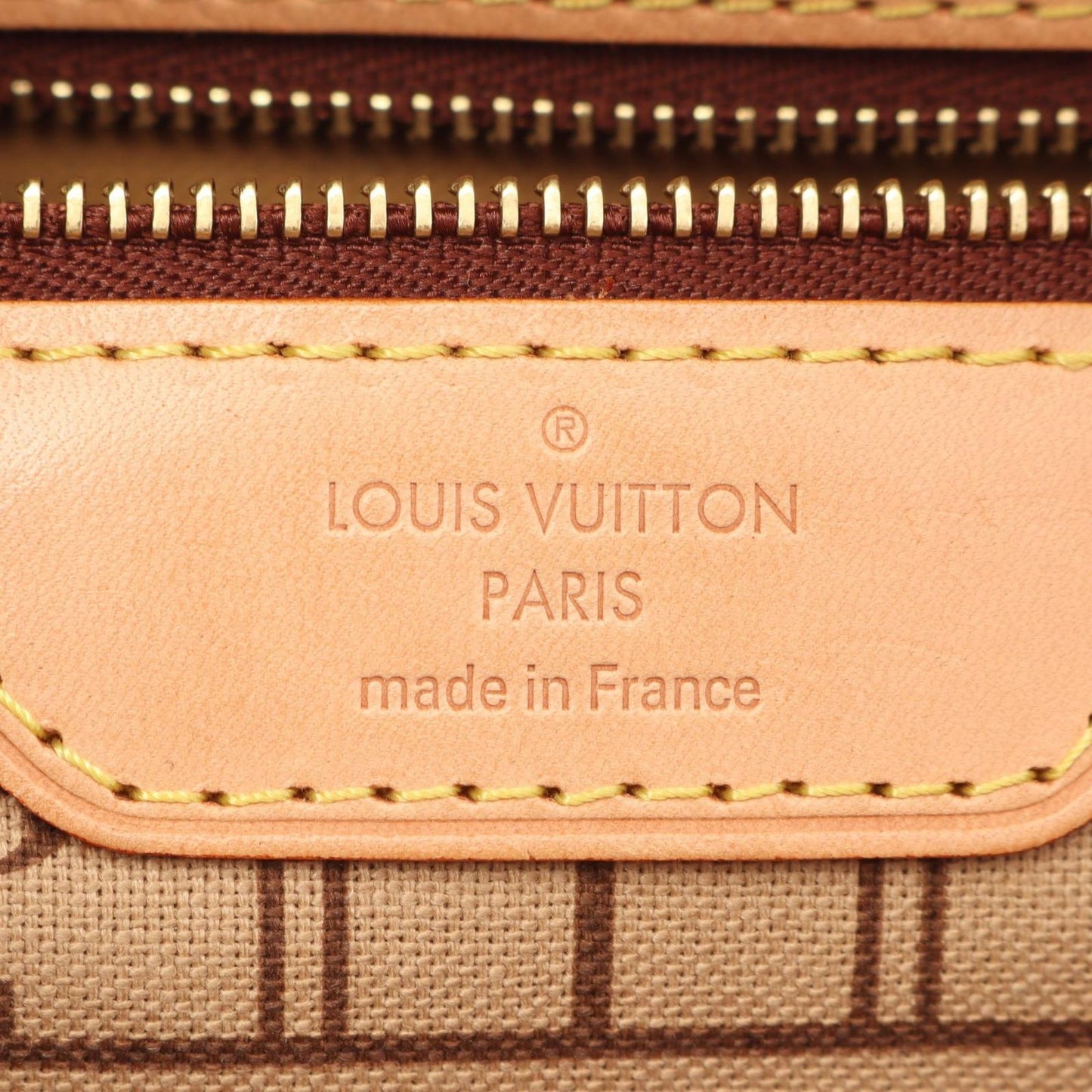 Louis Vuitton Tote Bag Neverfull PM Monogram M40155 PVC Coated Canvas Leather