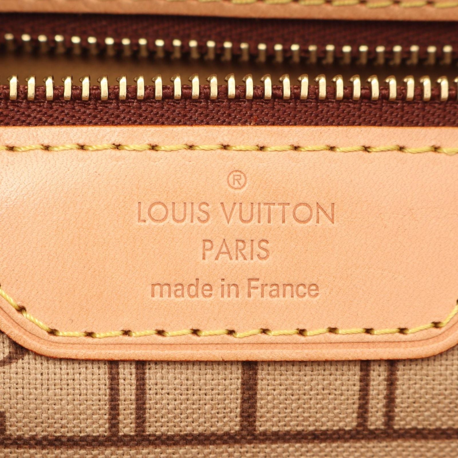 Louis Vuitton Tote Bag Neverfull PM Monogram M40155 PVC Coated Canvas Leather