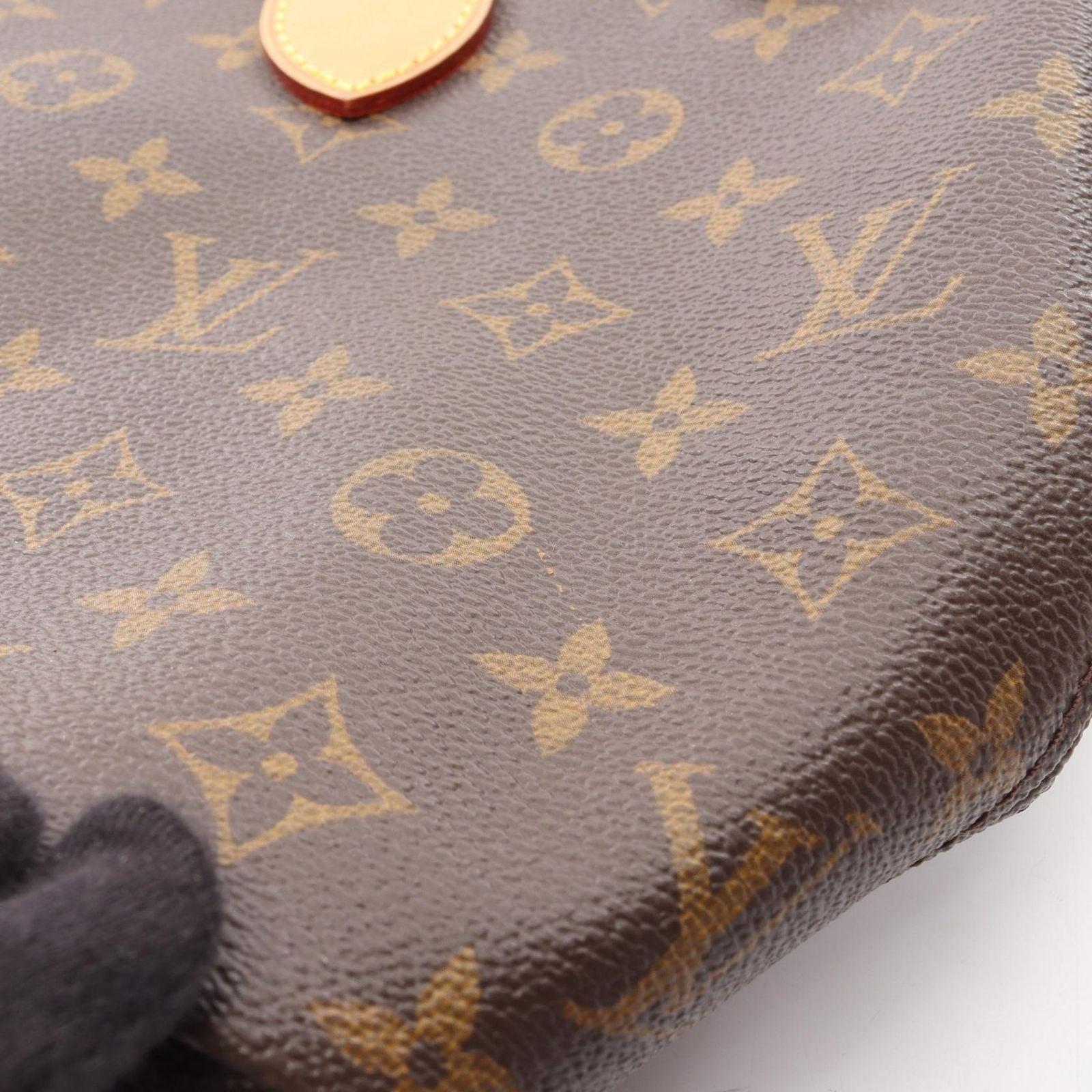 Louis Vuitton Tote Bag Neverfull PM Monogram M40155 PVC Coated Canvas Leather