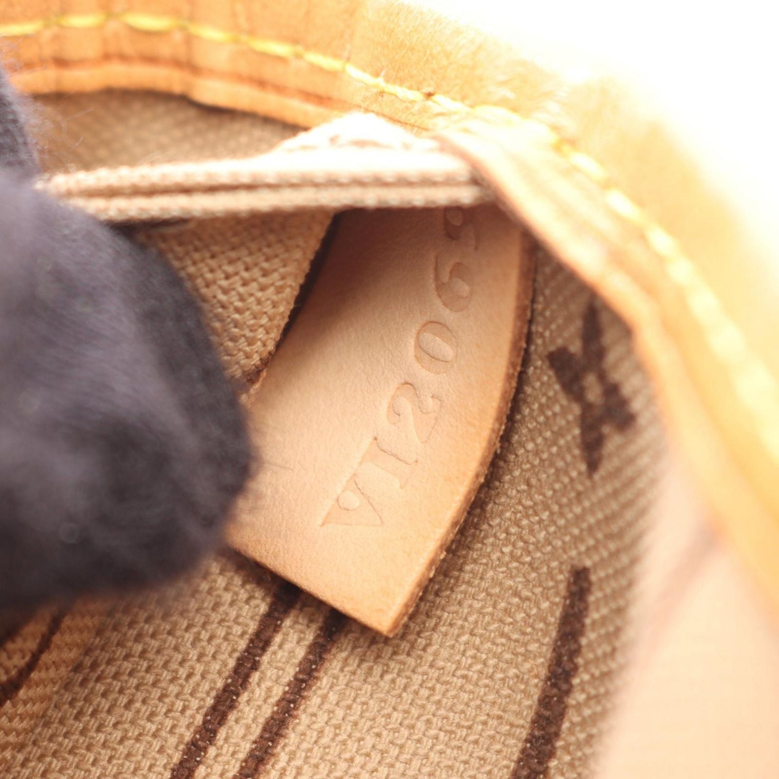 Louis Vuitton Tote Bag Neverfull PM Monogram M40155 PVC Coated Canvas Leather