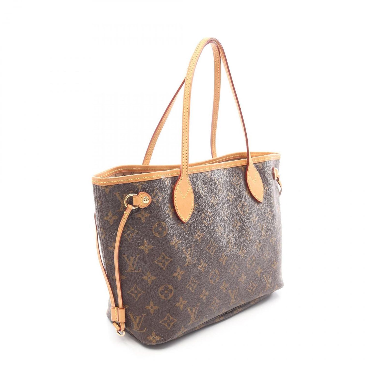 Louis Vuitton Tote Bag Neverfull PM Monogram M40155 PVC Coated Canvas Leather