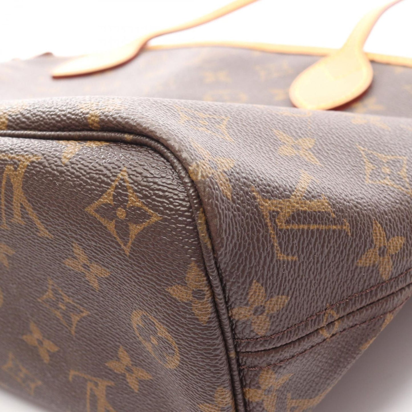 Louis Vuitton Tote Bag Neverfull PM Monogram M40155 PVC Coated Canvas Leather