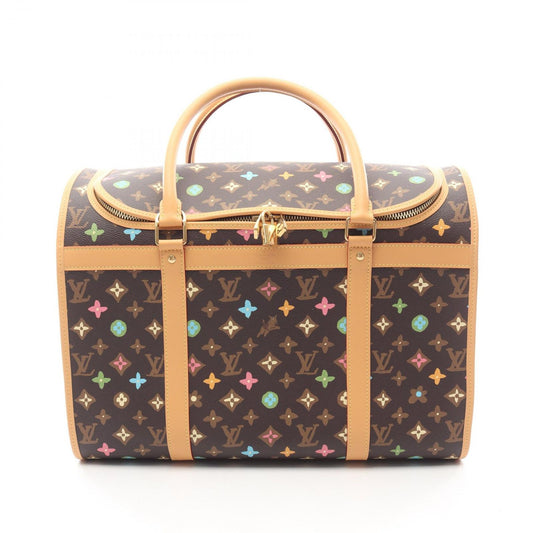 Louis Vuitton Handbag Sack Shiyan Nm M47066 PVC Coated Canvas Leather Sac