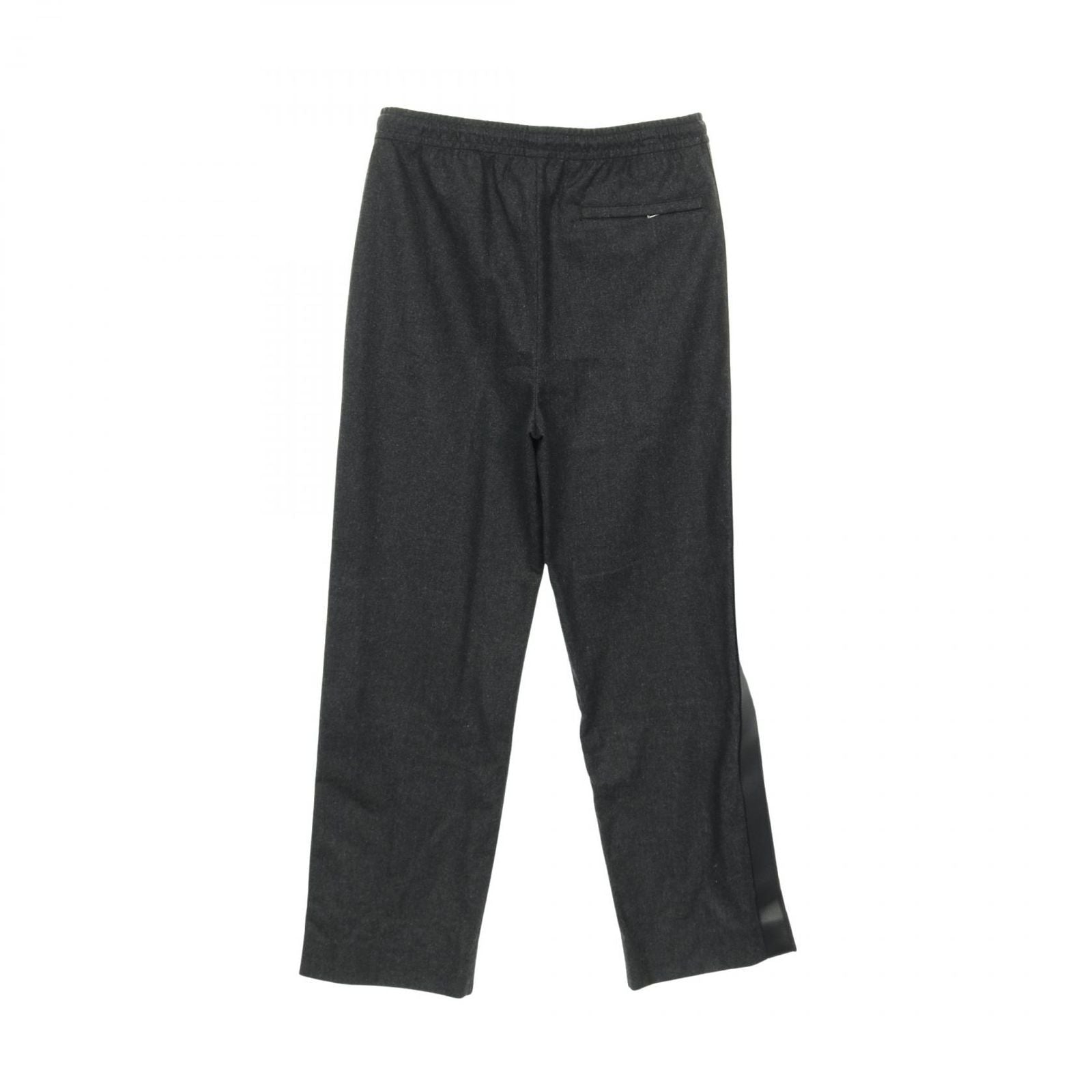 Loewe Pants Tracksuit Trousers Pants Gray Black Wool Pants Men's a