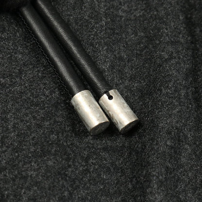 Loewe Pants Tracksuit Trousers Pants Gray Black Wool Pants Men's a