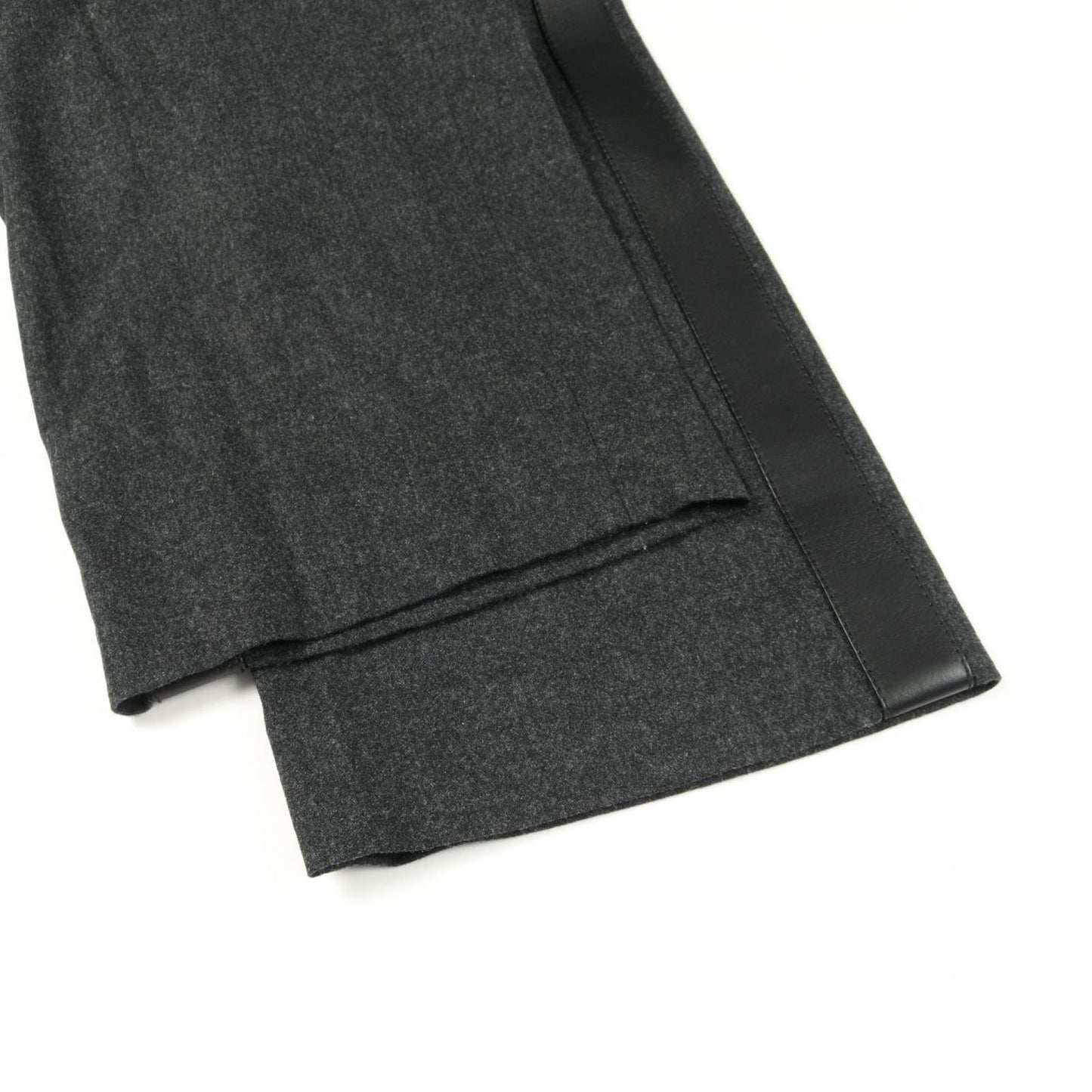 Loewe Pants Tracksuit Trousers Pants Gray Black Wool Pants Men's a