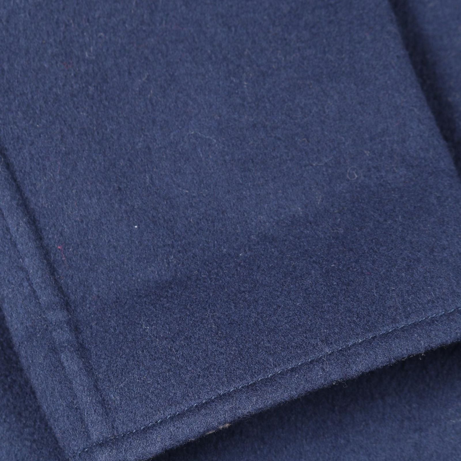 Louis Vuitton Monogram Navy Wool Silk Coat Women's a