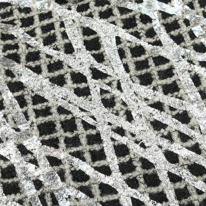 Chanel Coco Mark Pearl Button Nylon Wool Jacket Women's a