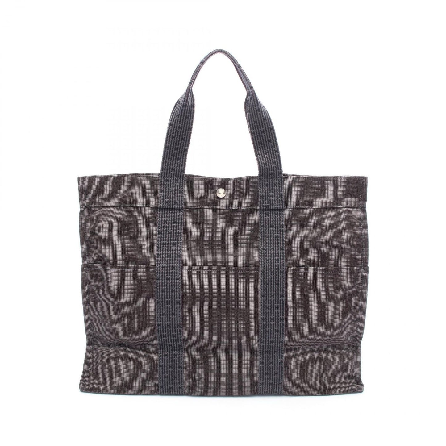 Hermes Tote Bag Her Line GM Gray Canvas Her Line Tote GM Gray Unisex