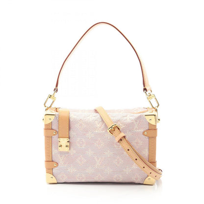 Louis Vuitton Handbag Side Trunk MM Rose PVC Coated Canvas Leather Side Trunk