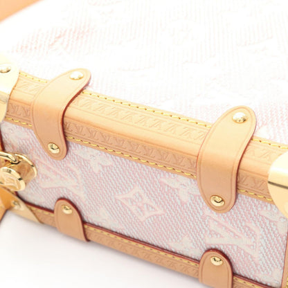 Louis Vuitton Handbag Side Trunk MM Rose PVC Coated Canvas Leather Side Trunk
