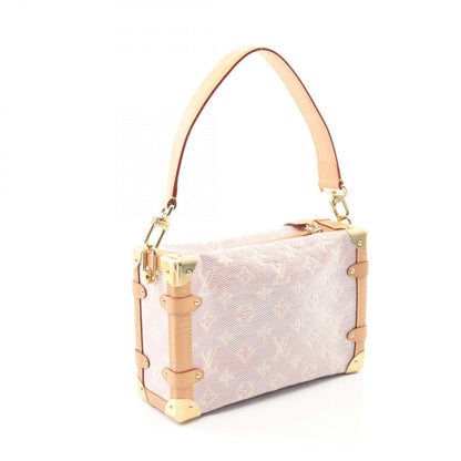 Louis Vuitton Handbag Side Trunk MM Rose PVC Coated Canvas Leather Side Trunk