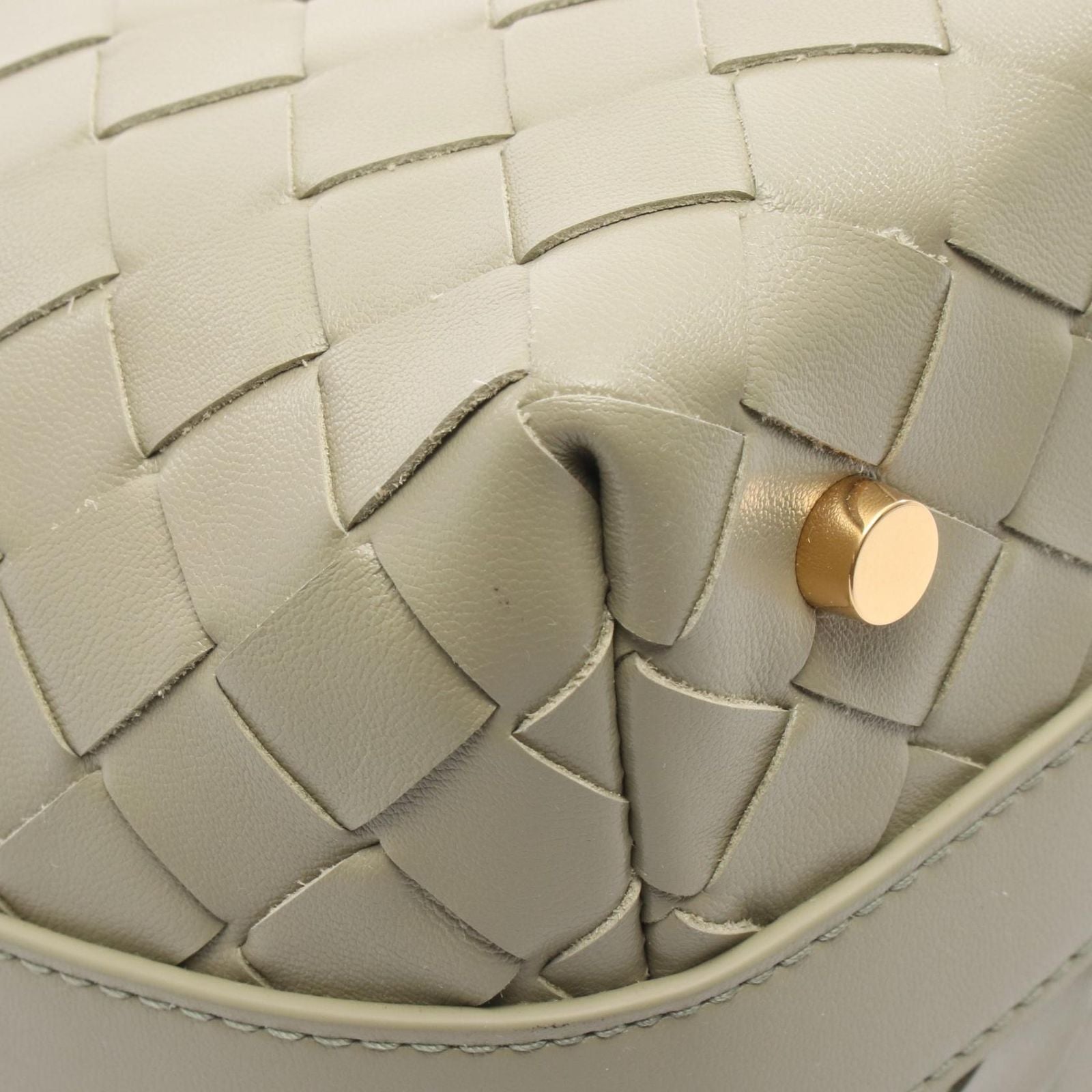 Bottega Veneta Handbag Candy Wallace Intrecciato 776781v3iv12916 Travertine