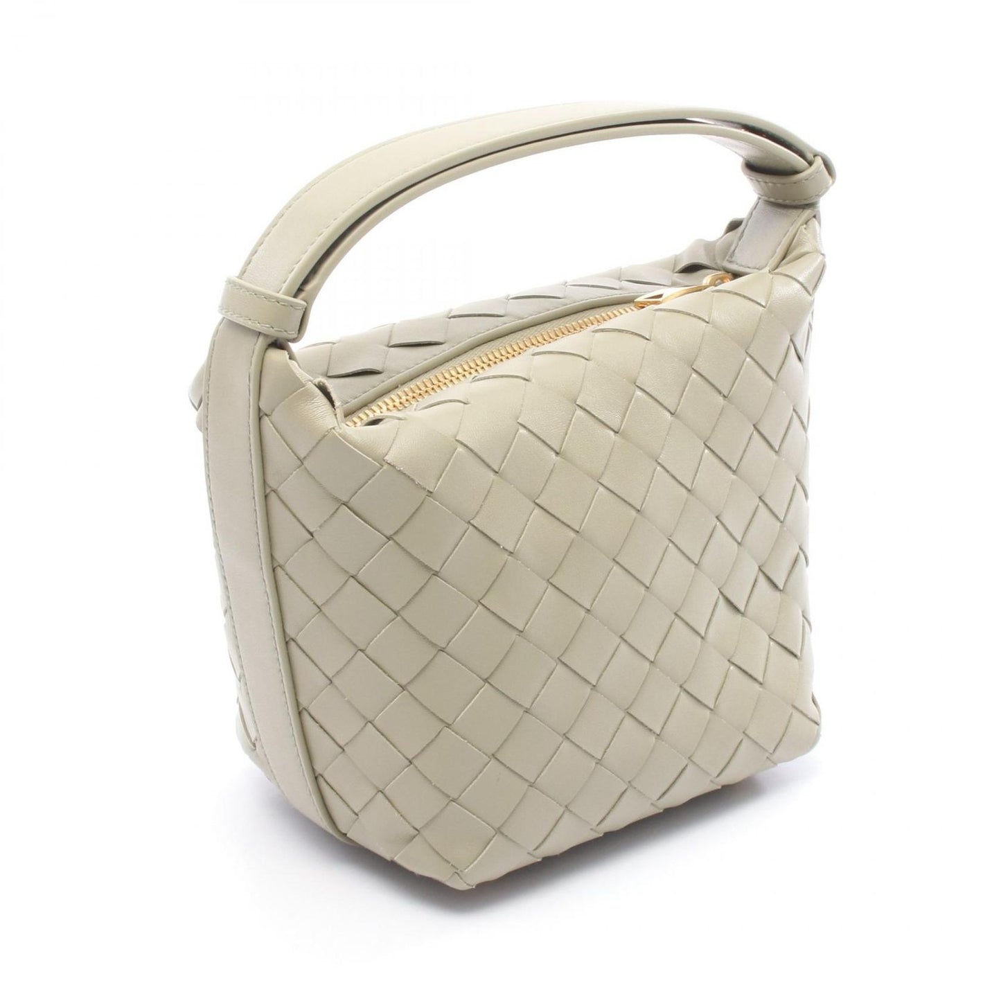 Bottega Veneta Handbag Candy Wallace Intrecciato 776781v3iv12916 Travertine