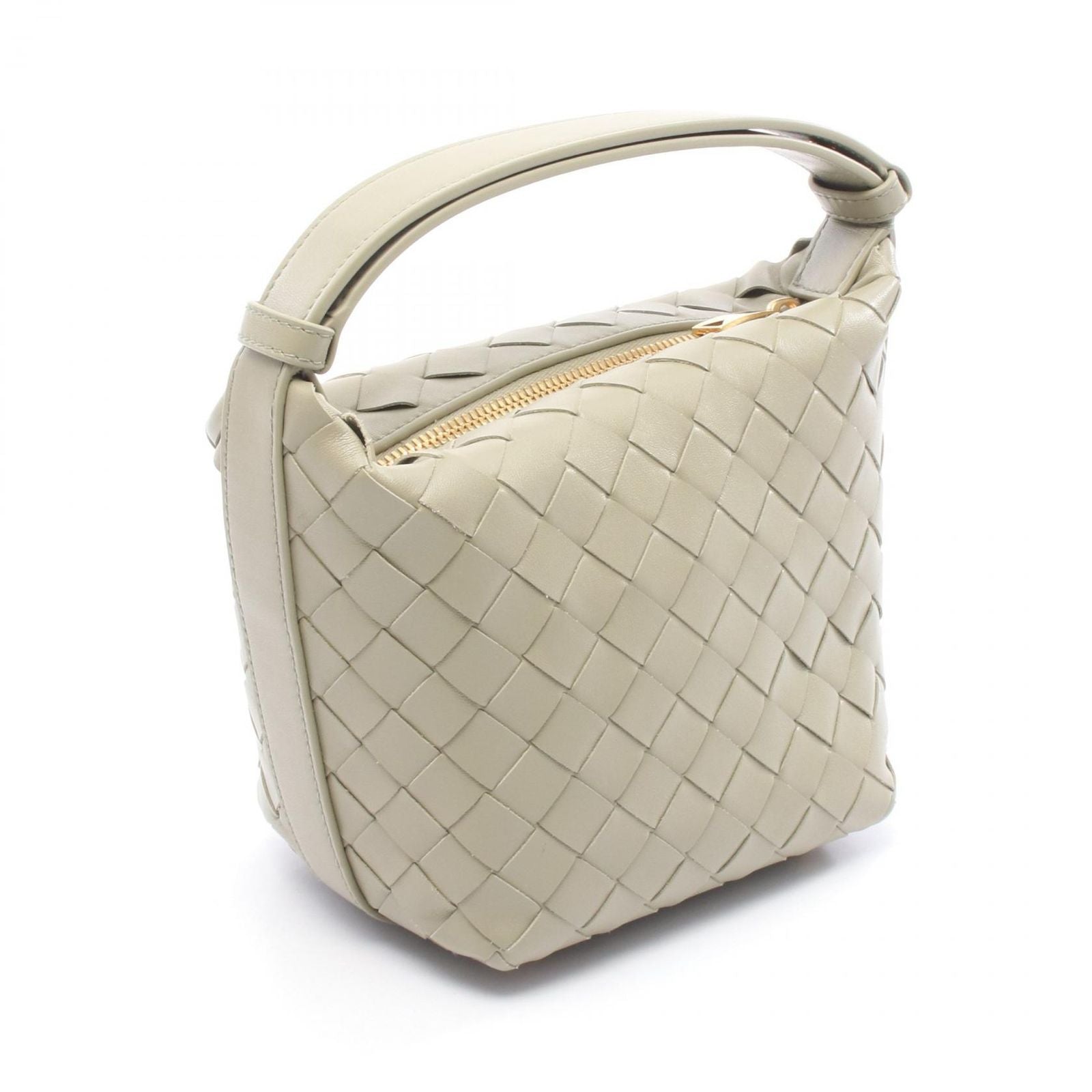 Bottega Veneta Handbag Candy Wallace Intrecciato 776781v3iv12916 Travertine