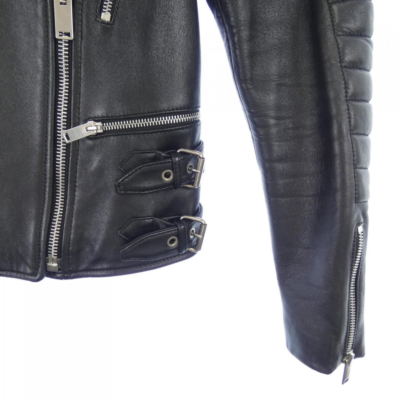 Celine 2 5h99/4533 Leather Rider Jacket