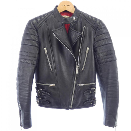 Celine 2 5h99/4533 Leather Rider Jacket