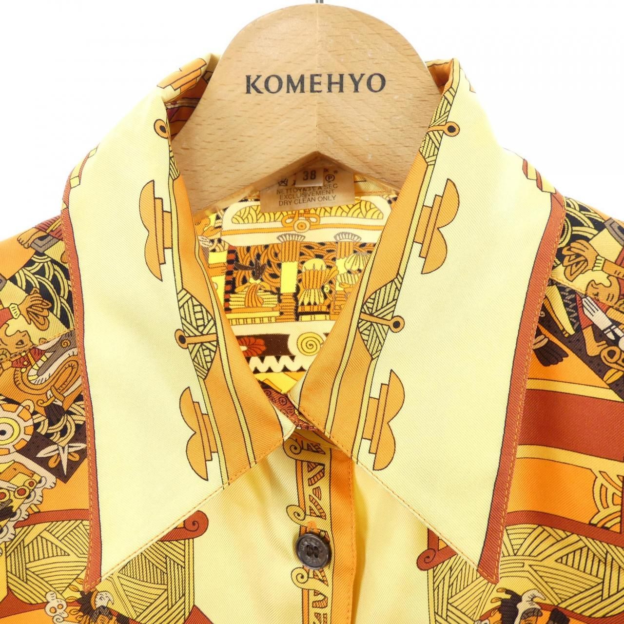 Vintage Hermes Astres Et Soleils Twill Reine Shirt