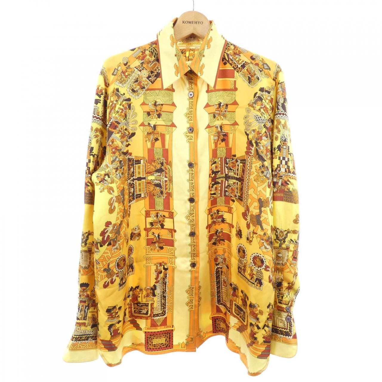 Vintage Hermes Astres Et Soleils Twill Reine Shirt