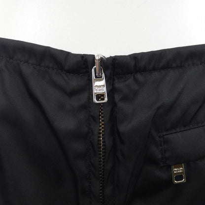 Prada Gabardine Flared Skirt Triangle Logo 21h881 S202 1wq8 Skirt