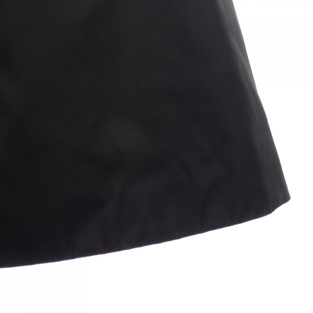 Prada Gabardine Flared Skirt Triangle Logo 21h881 S202 1wq8 Skirt