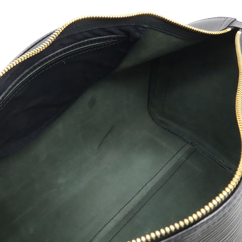 LOUIS VUITTON Epi Speedy 35 Handbag Boston Bag Leather Noir Black Black M42992