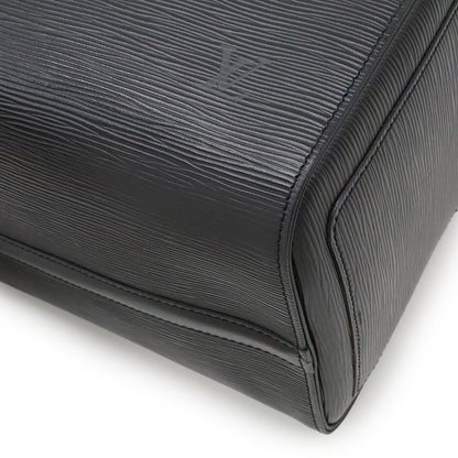 LOUIS VUITTON Epi Speedy 35 Handbag Boston Bag Leather Noir Black Black M42992