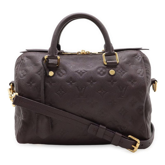 LOUIS VUITTON Monogram Empreinte Speedy Bandouliere 25 Handbag 2WAY Shoulder