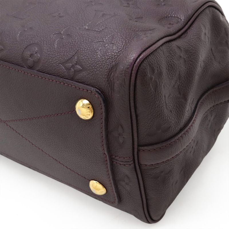 LOUIS VUITTON Monogram Empreinte Speedy Bandouliere 25 Handbag 2WAY Shoulder