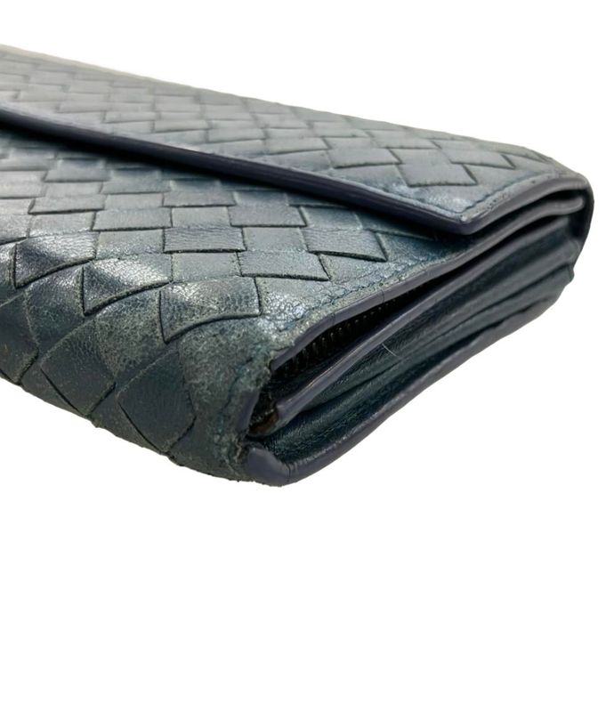 Bottega Veneta Long Wallet Leather Intrecciato Women's Bottega Veneta