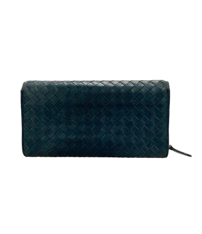 Bottega Veneta Long Wallet Leather Intrecciato Women's Bottega Veneta