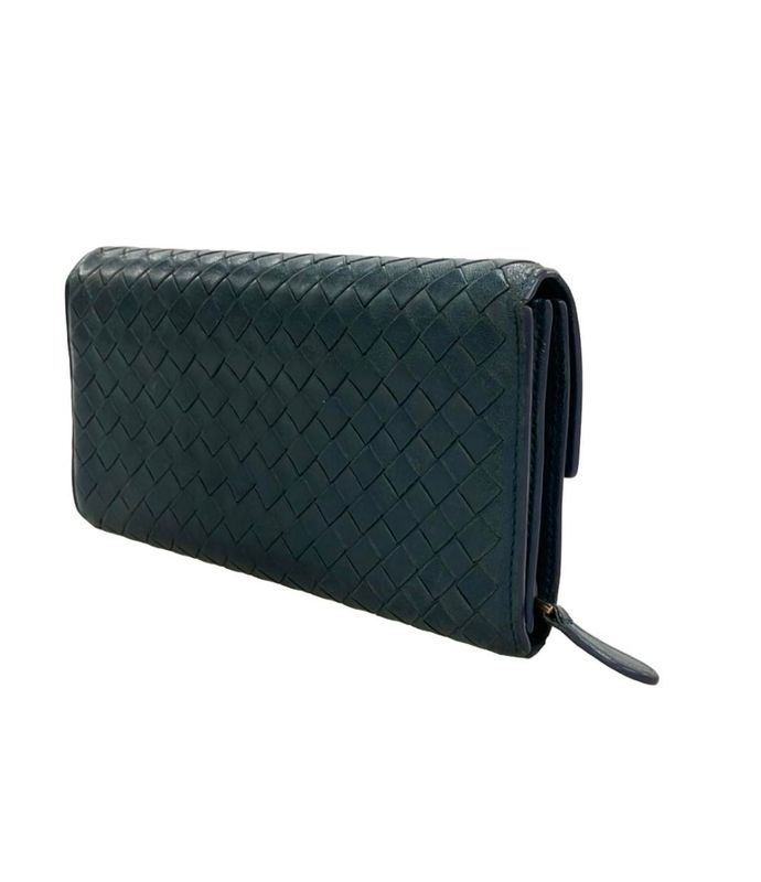 Bottega Veneta Long Wallet Leather Intrecciato Women's Bottega Veneta