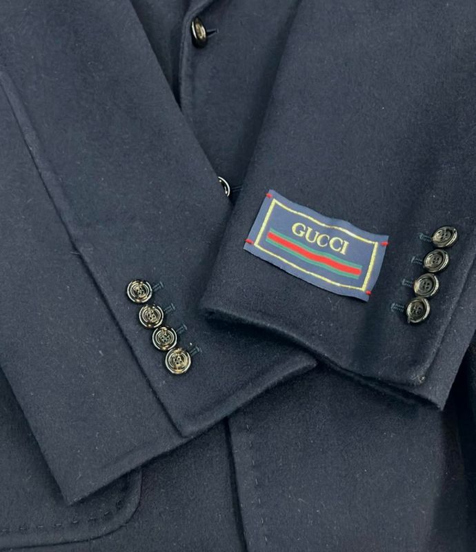 Gucci Double Breasted Coat Men's Size 54 (XXL) Gucci