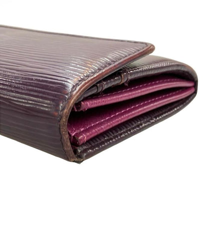Louis Vuitton Long Wallet Leather Epi Portefeuille Sarah M6374k Ladies Louis