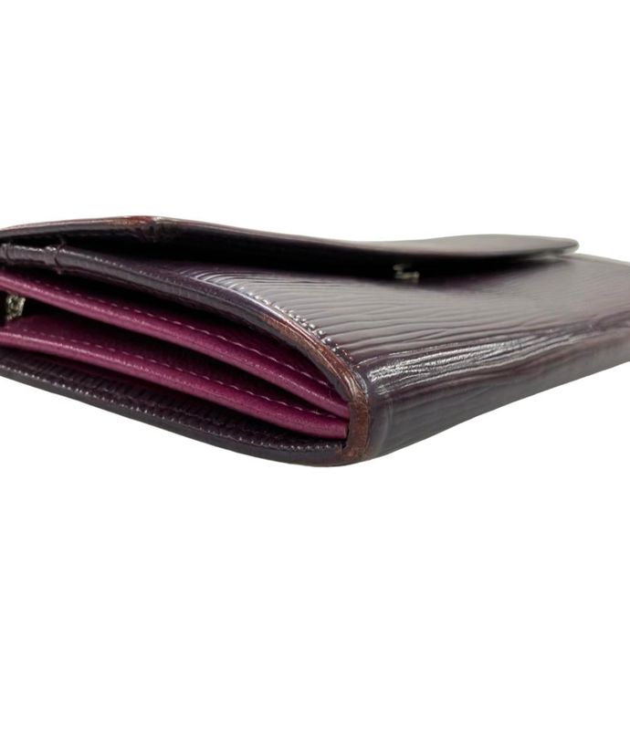 Louis Vuitton Long Wallet Leather Epi Portefeuille Sarah M6374k Ladies Louis