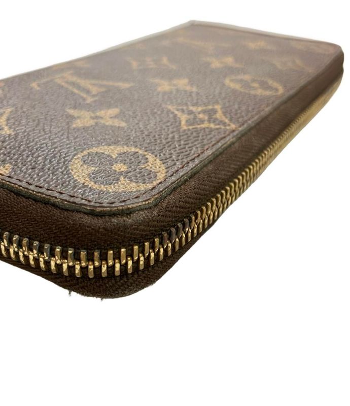 Louis Vuitton Round Zipper Long Wallet Monogram Portefeuille Clemence M60742