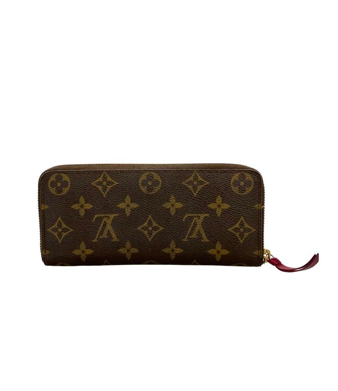 Louis Vuitton Round Zipper Long Wallet Monogram Portefeuille Clemence M60742
