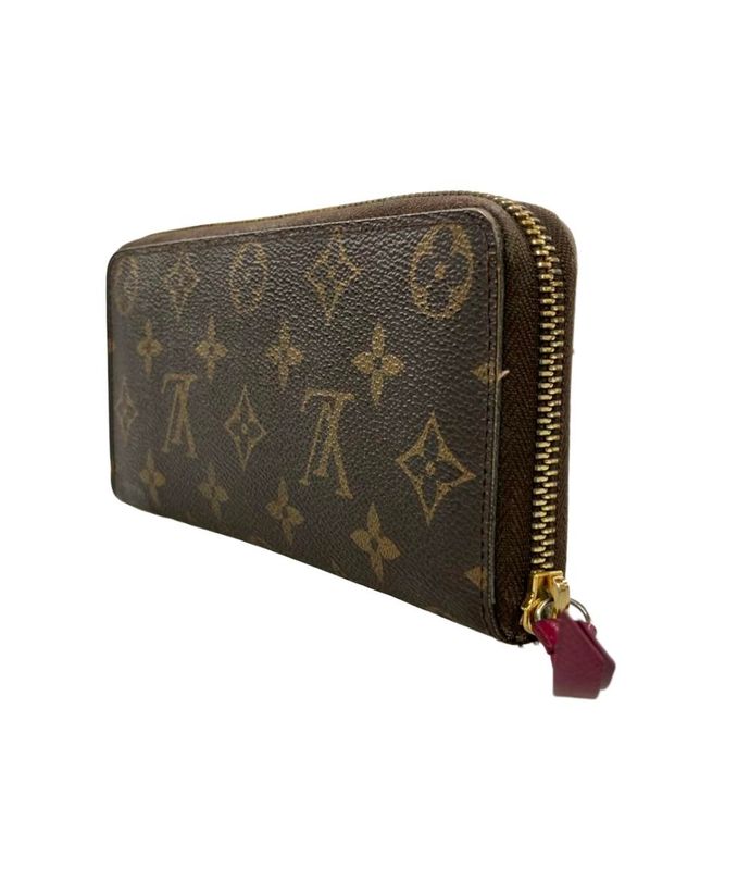 Louis Vuitton Round Zipper Long Wallet Monogram Portefeuille Clemence M60742