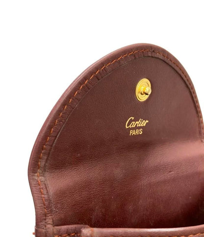Cartier Coin Case Leather Mastline Ladies Cartier