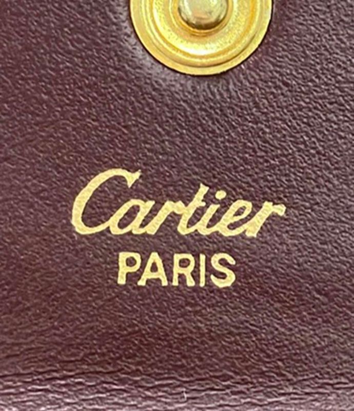 Cartier Coin Case Leather Mastline Ladies Cartier