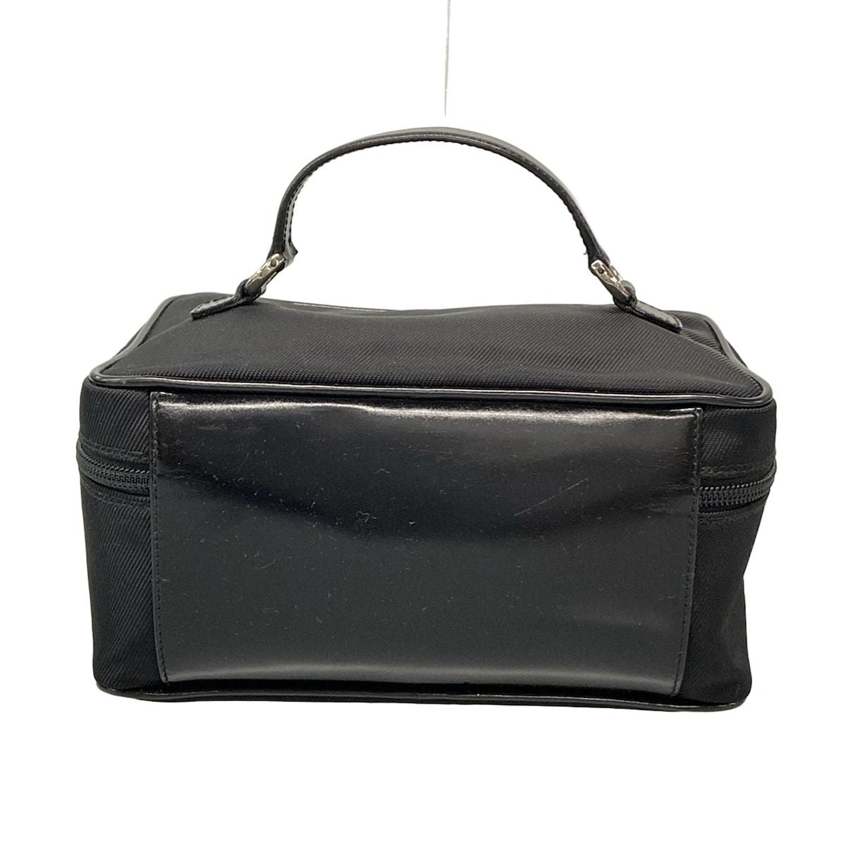 Gucci Vanity Bag Bamboo Black Leather