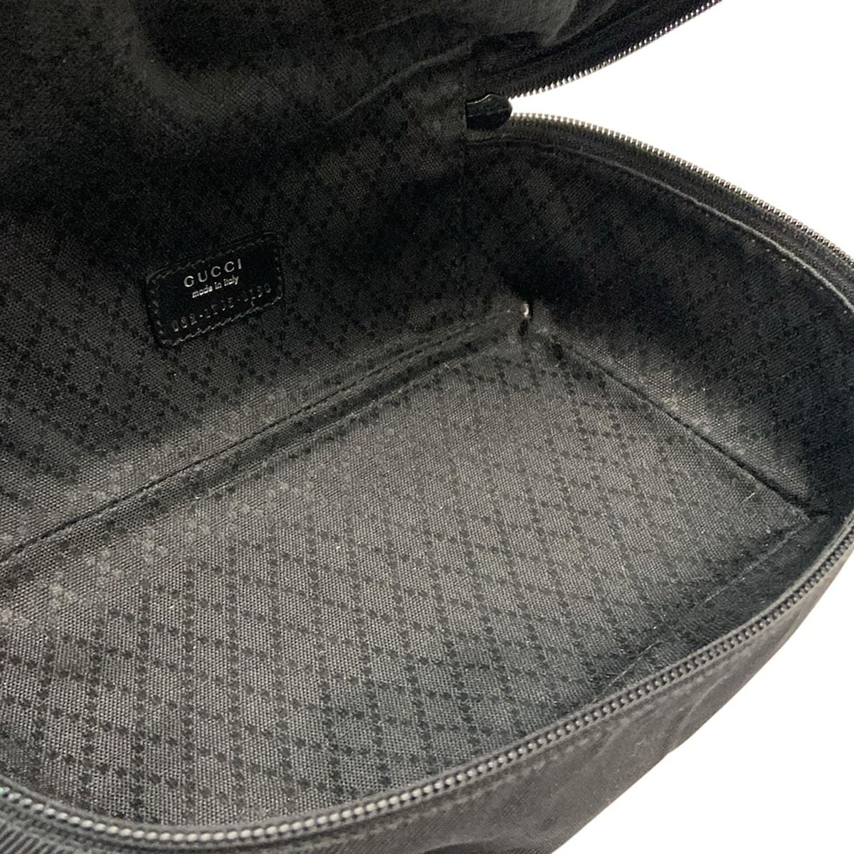 Gucci Vanity Bag Bamboo Black Leather