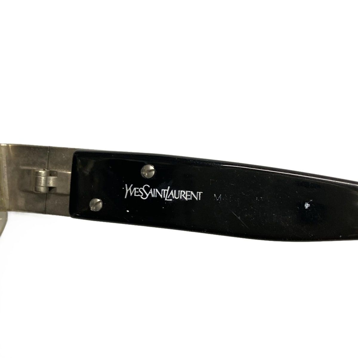 Yves Saint Laurent Sunglasses - 6548 Black X Silver X Clear